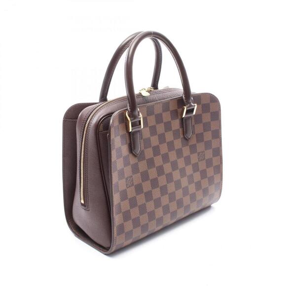 LOUIS VUITTON Authentic Brown Damier Leather Bag - Picture 2 of 7